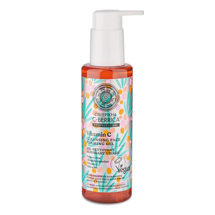 OBLEPIKHA C-BERRICA. CLEANSING FACE FOAMING GEL, 145 ML
