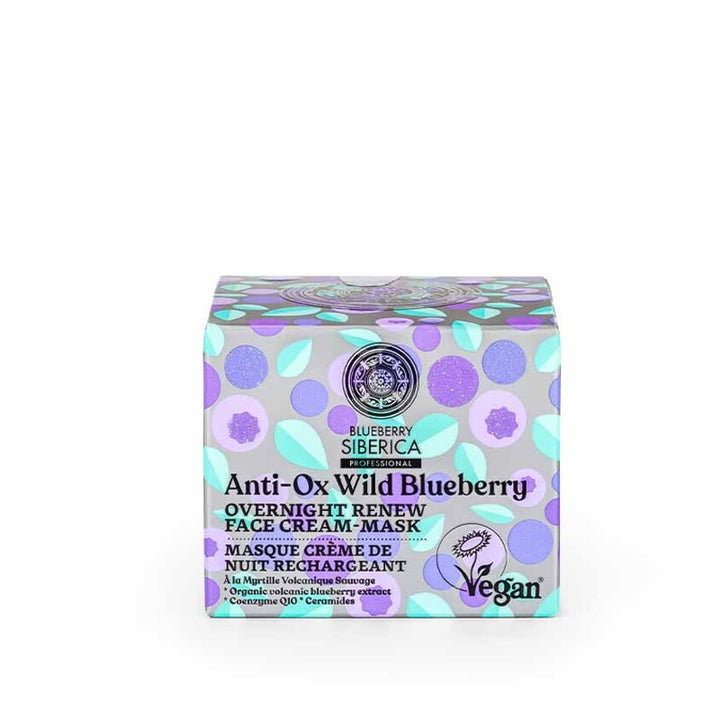Facial skin care ANTI-OX WILD BLUEBERRY. OVERNIGHT RENEWING FACE CREAM-MASK, 50 ML