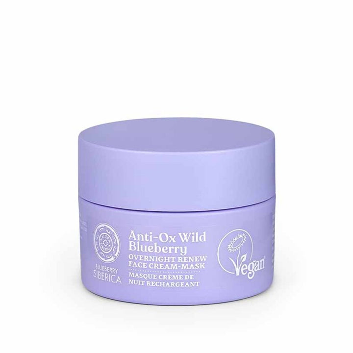 ANTI-OX WILD BLUEBERRY. OVERNIGHT RENEWING FACE CREAM-MASK, 50 ML