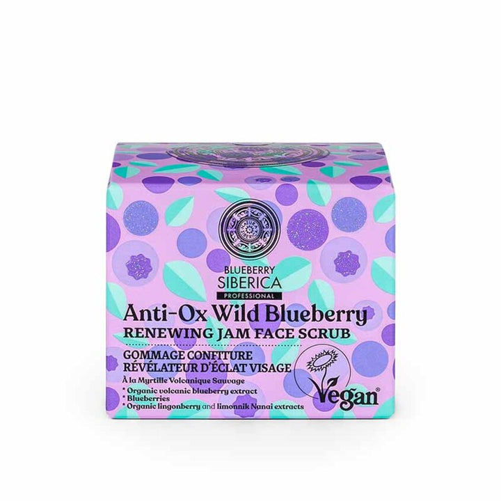 Face scrubs ANTI-OX WILD BLUEBERRY. RENEWING JAM FACE SCRUB, 50 ML