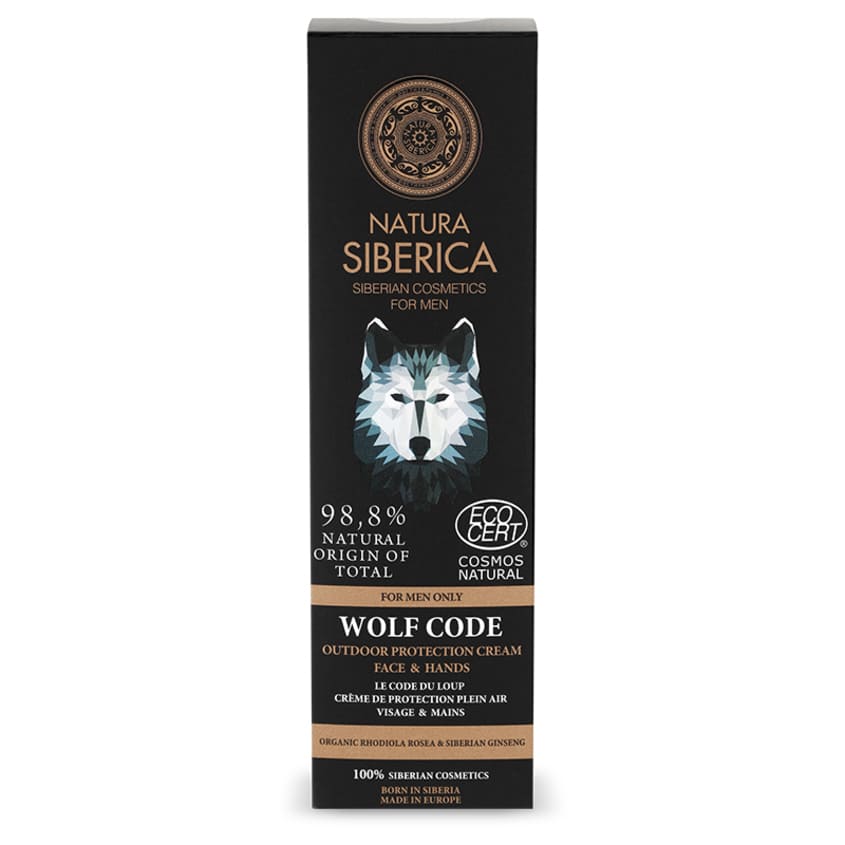 NATURA SIBERICA NS MEN OUTDOOR PROTECTION CREAM FACE & HANDS WOLF CODE, 80 ML – شراء أونلاين