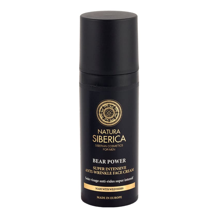 NATURA SIBERICA NS MEN SUPER INTENSIVE ANTI-WRINKLE FACE CREAM BEAR POWER, 50 ML