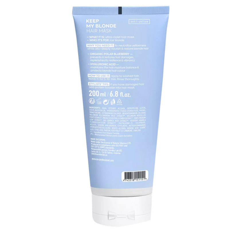 ICE by NATURA SIBERICA KEEP MY BLONDE MASK ANTI-YELLOW 200 ML – buy online