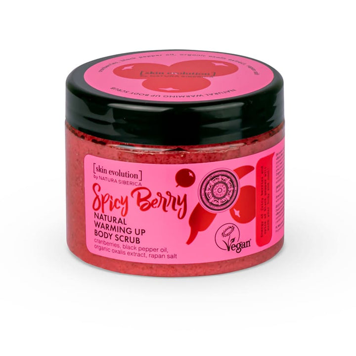 Body care NS. Skin Evolution. Natural Warming Up Body Scrub SPICY BERRY, 300 ml