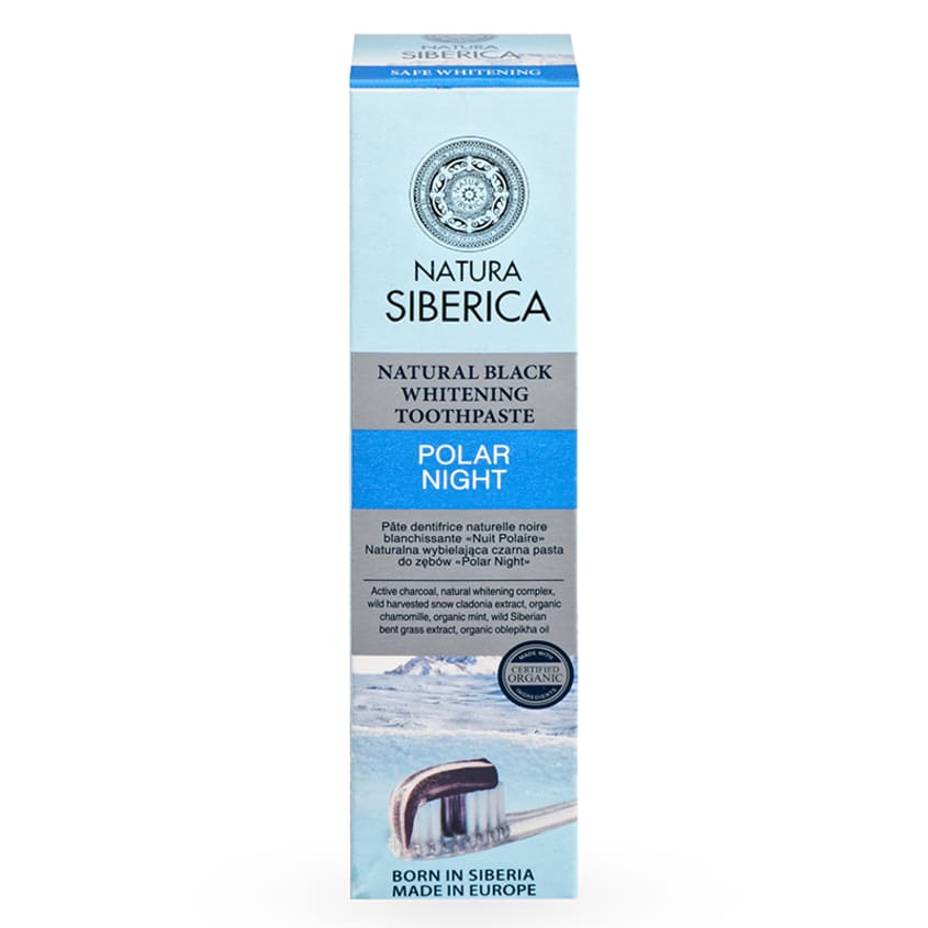 NATURA SIBERICA NS Natural black whitening toothpaste Polar Night 100 g – شراء أونلاين