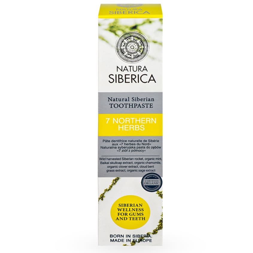 Natural Siberian Toothpaste 7 Northern Herbs
