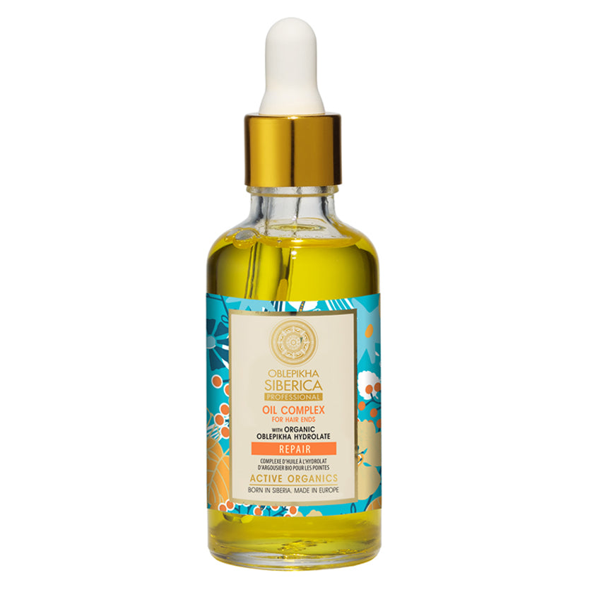 OIL COMPLEX FOR HAIR ENDS WITH ORGANIC OBLEPIKHA HYDROLATE, 50 ML