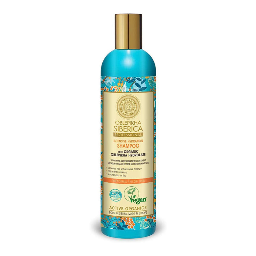 NATURA SIBERICA SHAMPOO ORGANIC OBLEPIKHA HYDROLATE FOR NORMAL AND DRY HAIR 400 ML