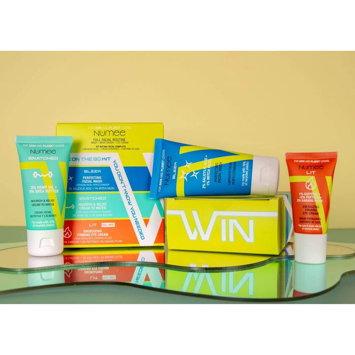 Facial skincare kits TRAVEL KIT (WASH15ML+FACE CREAM30ML+EYE CONTOUR50ML)