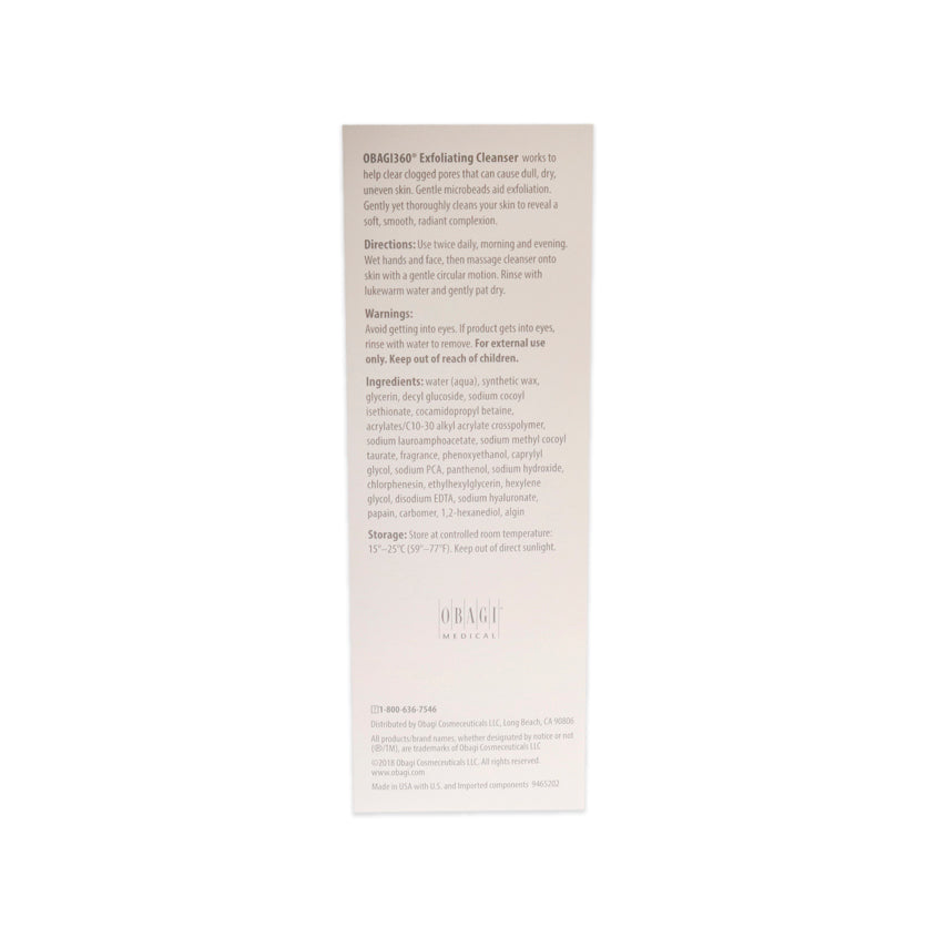 OBAGI 360 EXFOLIATING CLEANSER 150ML – متجر إلكتروني