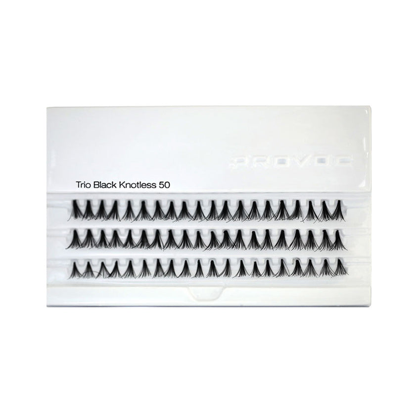 PROVOC FLARE LASHES TRIO BLACKEST KNOTLESS 50 1,4G