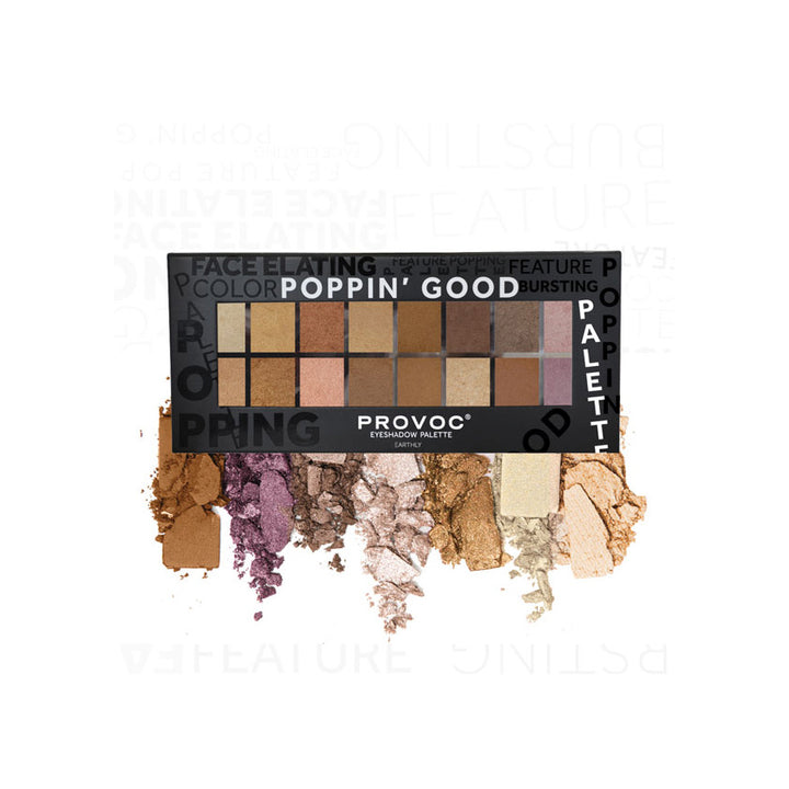 EYESHADOW PALETTE EARTHLY 16 SQUARES 24G
