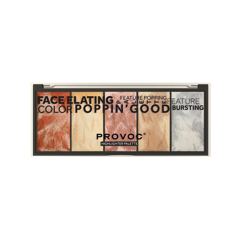 PROVOC HIGHLIGHTER PALETTE 5 RECTANGLES 32G – free delivery