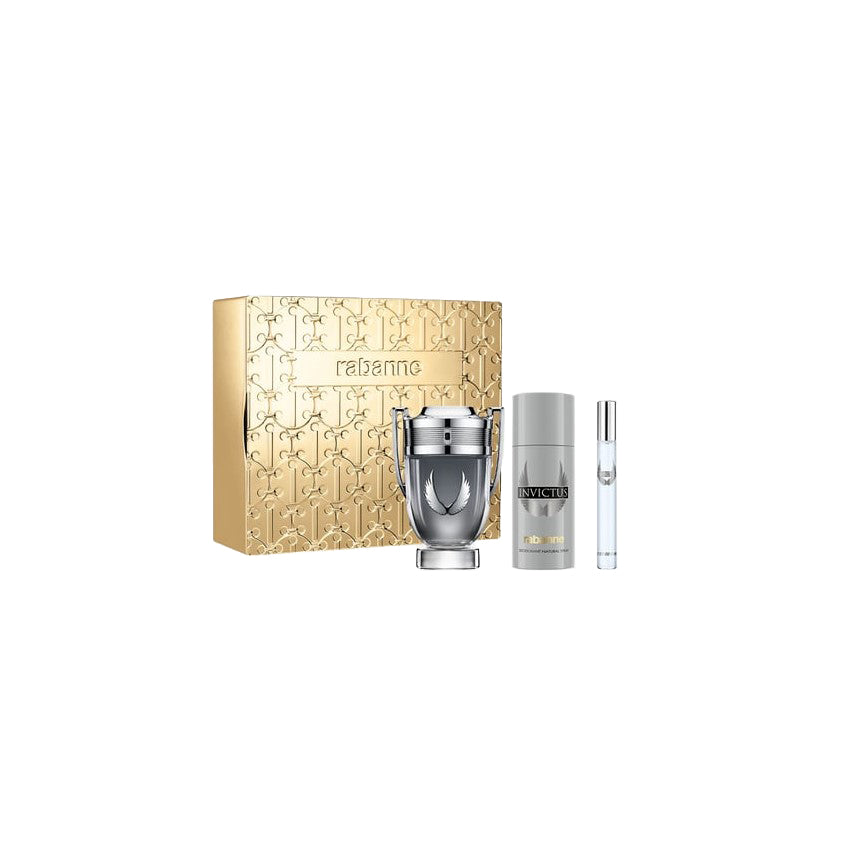 RABANNE INVICTUS PLATINUM FD23 SET (EDP 100 ML +DEODORANT 150 ML+EDP 10 ML)