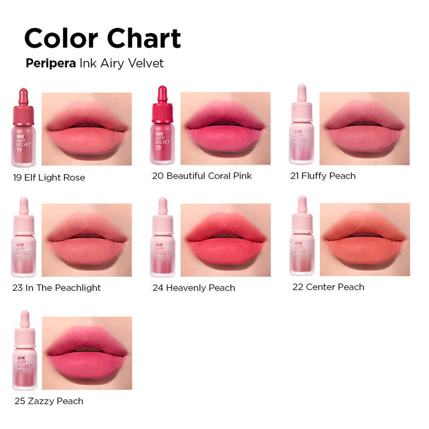PERIPERA INK AIRY VELVET 020 BEAUTIFUL CORAL PINK 4G – متجر إلكتروني