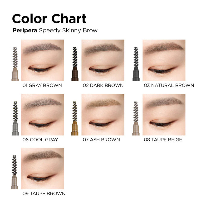 PERIPERA SPEEDY SKINNY BROW 2 DARK BROWN 0,07G – photo 5