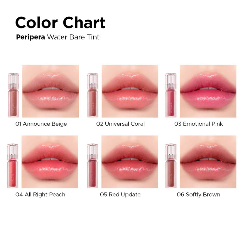 PERIPERA WATER BARE TINT 004 ALL RIGHT PEACH 3,7G