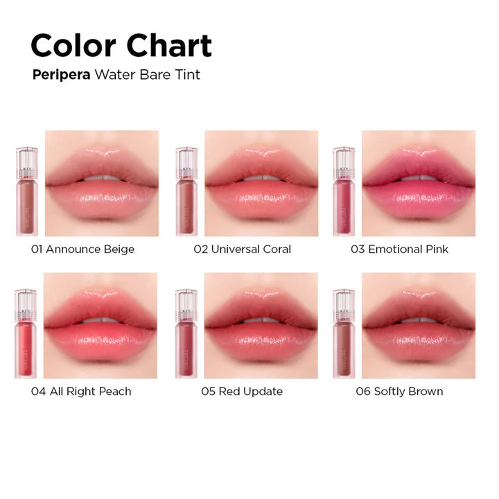 Lip tints WATER BARE TINT 003 EMOTIONAL PINK 3,7G
