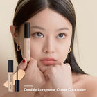 PERIPERA DOUBLE LONGWEAR COVER CONCEALER 03 CLASSIC SAND 5G – صورة 5
