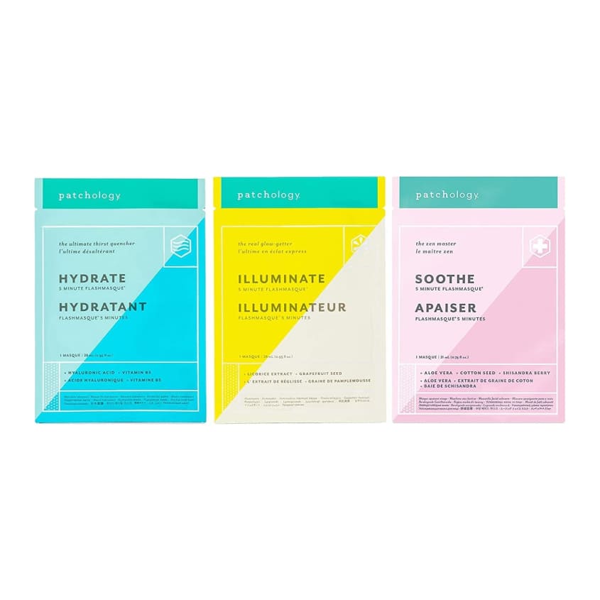 PATCHOLOGY PERFECT WEEKEND TRIO (1-HYDRATE, 1-ILLUMINATE AND 1-SOOTHE) – buy online