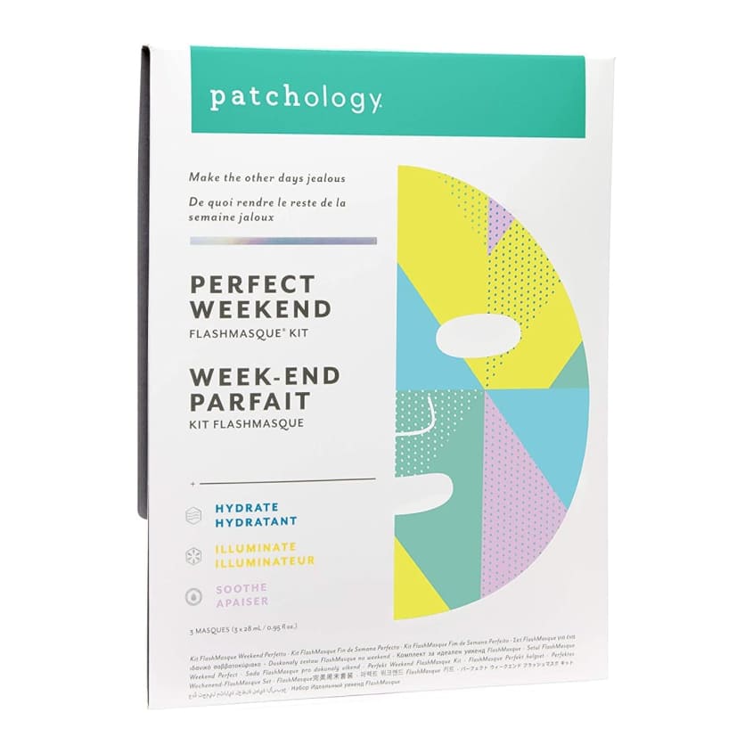 PATCHOLOGY PERFECT WEEKEND TRIO (1-HYDRATE, 1-ILLUMINATE AND 1-SOOTHE)