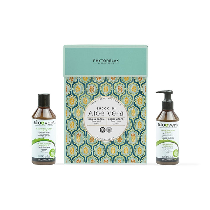 ALOE VERA SET (MULTIUSE SHOWER GEL 250ML + BODY CREAM 250ML)