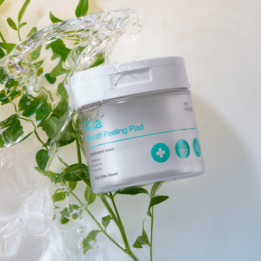 Cica Smooth Peeling Pad Gentle Cleansing Face Discs with Centella Asiatica Extract