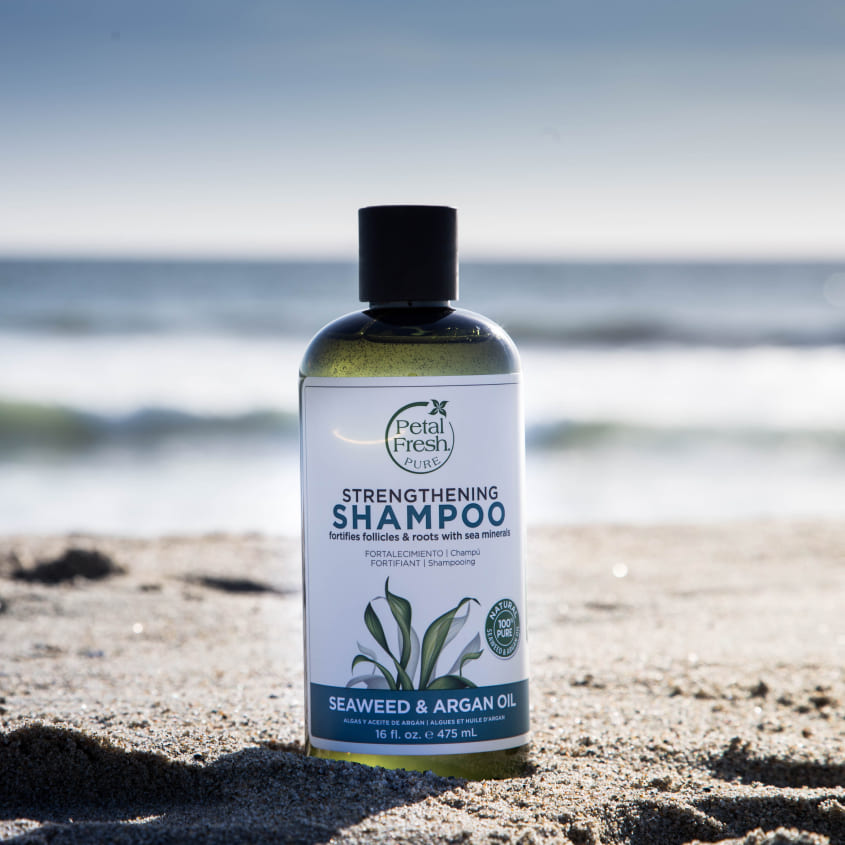 PETAL FRESH STRENGTHENING SHAMPOO SEAWEED & ARGAN OIL 475ML – buy online