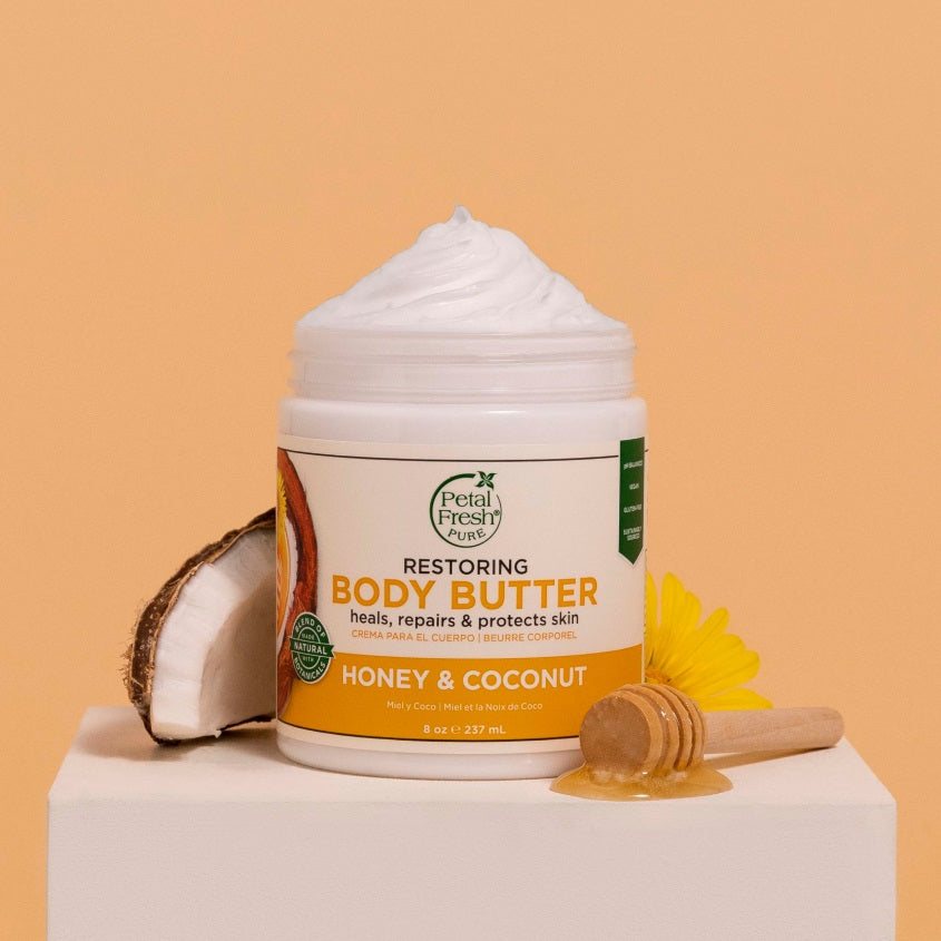 PETAL FRESH HONEY & COCONUT RESTORING BODY BUTTER 237ML