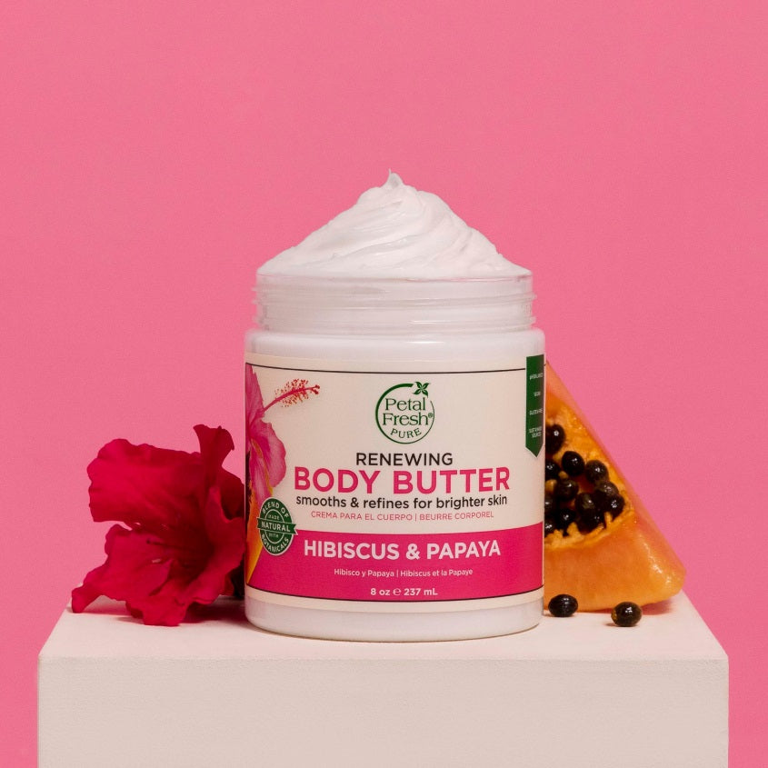 PETAL FRESH HIBISCUS & PAPAYA RENEWING BODY BUTTER 237ML – شراء أونلاين