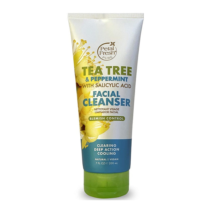 Cleansing gels TEA TREE & PEPPERMINT FACIAL CLEANSER BLEMISH CONTROL 200ML