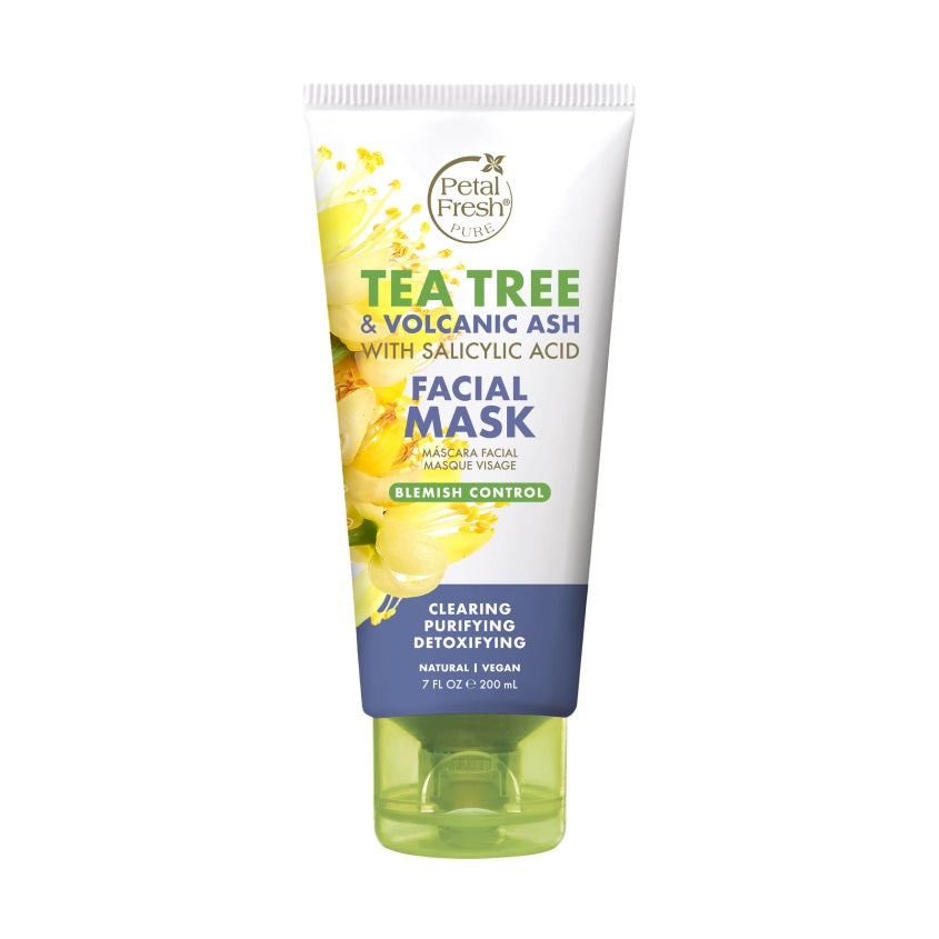 PETAL FRESH TEA TREE & VOLCANIC ASH FACIAL MASK BLEMISH CONTROL 200ML