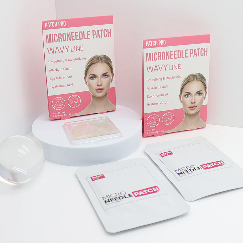 Micro-needle Night Patches for Eye and Forehead Area with Hyaluronic Acid