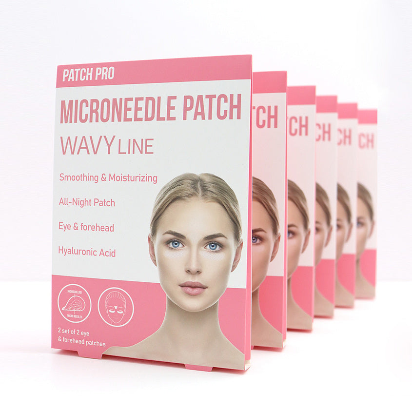 Micro-needle Night Patches for Eye and Forehead Area with Hyaluronic Acid