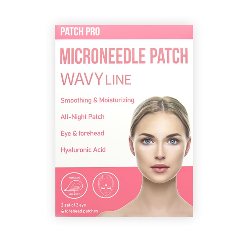 Micro-needle Night Patches for Eye and Forehead Area with Hyaluronic Acid