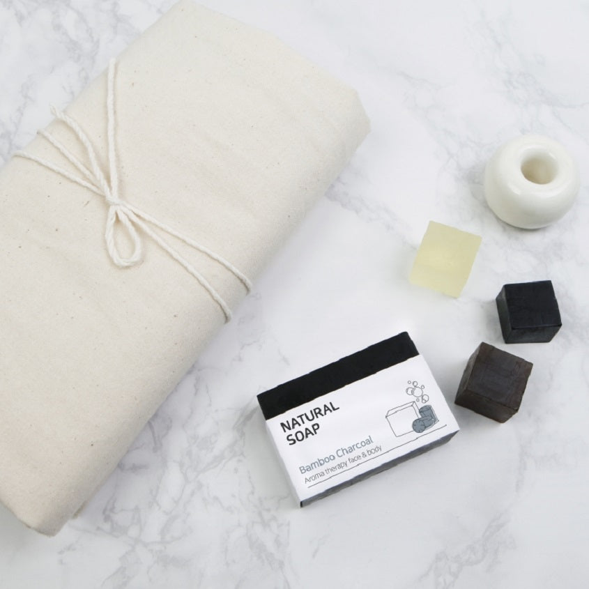 PUREFORET NATURAL SOAP BAMBOO CHARCOAL 90G