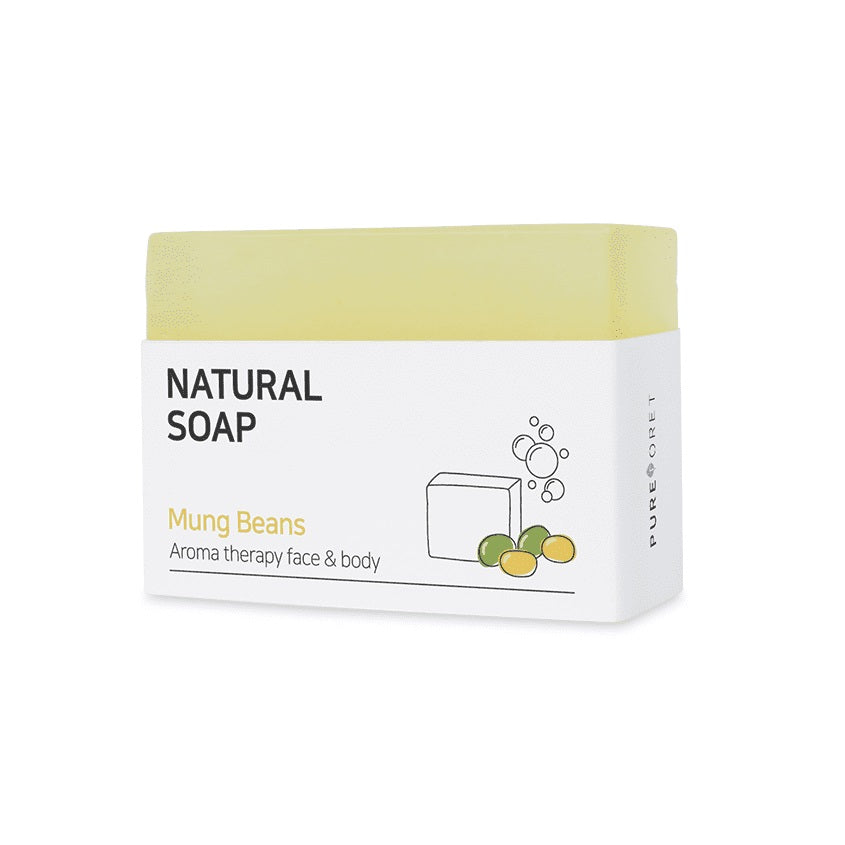 PUREFORET NATURAL SOAP MUNG BEANS 90G – photo 7