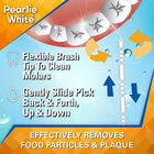 PEARLIE WHITE بيرلي وايت أورال بيكس علبة رفيعة مع مرآة، 110 قطعة – توصيل مجاني