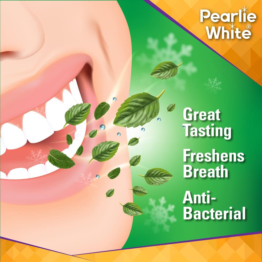 PEARLIE WHITE بيرلي وايت بخاخ النفس نكهة النعناع، 8.5 مل – صورة 5