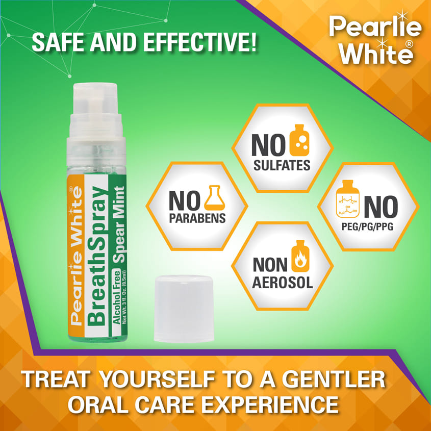 PEARLIE WHITE بيرلي وايت بخاخ النفس نكهة النعناع، 8.5 مل – صورة 6