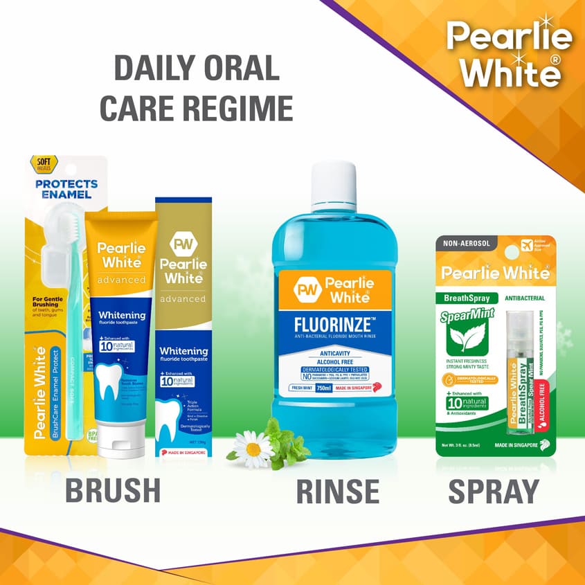 PEARLIE WHITE بيرلي وايت بخاخ النفس نكهة النعناع، 8.5 مل – صورة 7