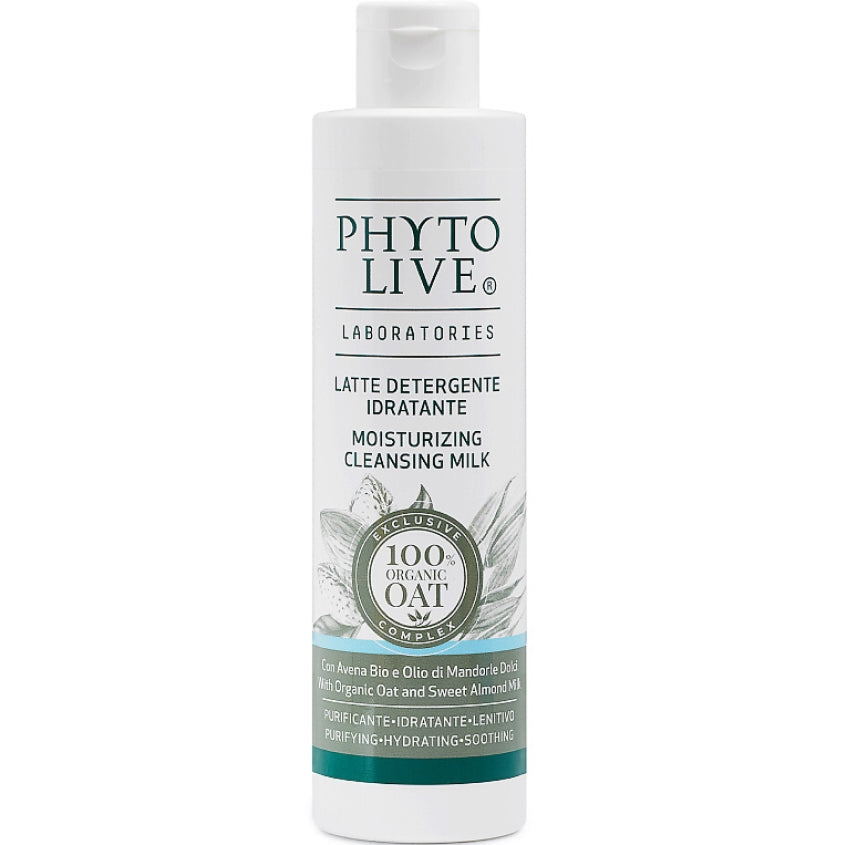 PHYTO LIVE MOISTURIZING CLEANSING MILK WITH SWEET ALMOND&ORGANIC OAT 250ML