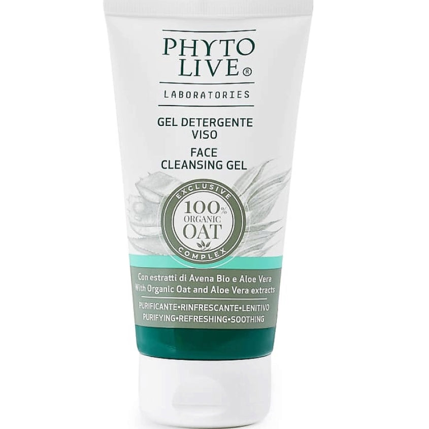 PHYTO LIVE FACE CLEANSING GEL PURIFYING WITH ALOE VERA&ORGANIC OAT 150ML