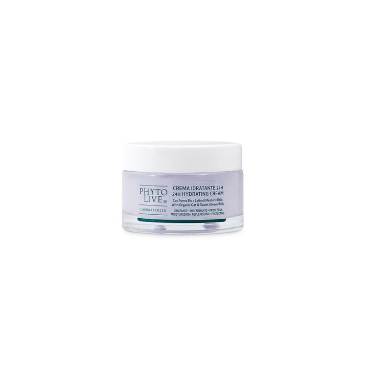 24h Moisturizing Face Cream with Sweet Almond Milk and Organic Oats