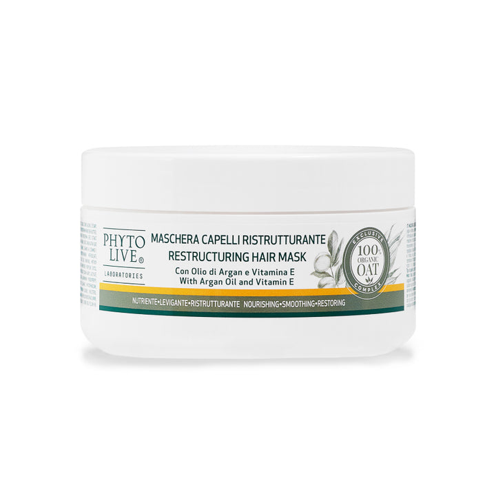 Restorative Mask for Dry and Damaged Hair with Argan Oil and Vitamin E
