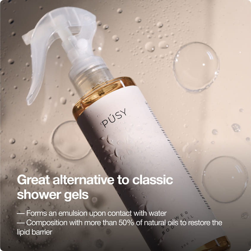 PUSY PÚSY Shower Body Oil – buy online