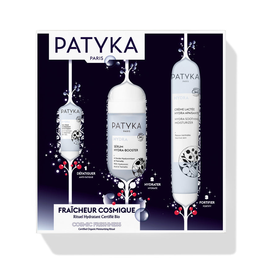 PATYKA HYDRA SET (FACE SERUM 30 ML+FACE CREAM 40ML+GEL FOR THE SKIN AROUND THE EYES 5ML)