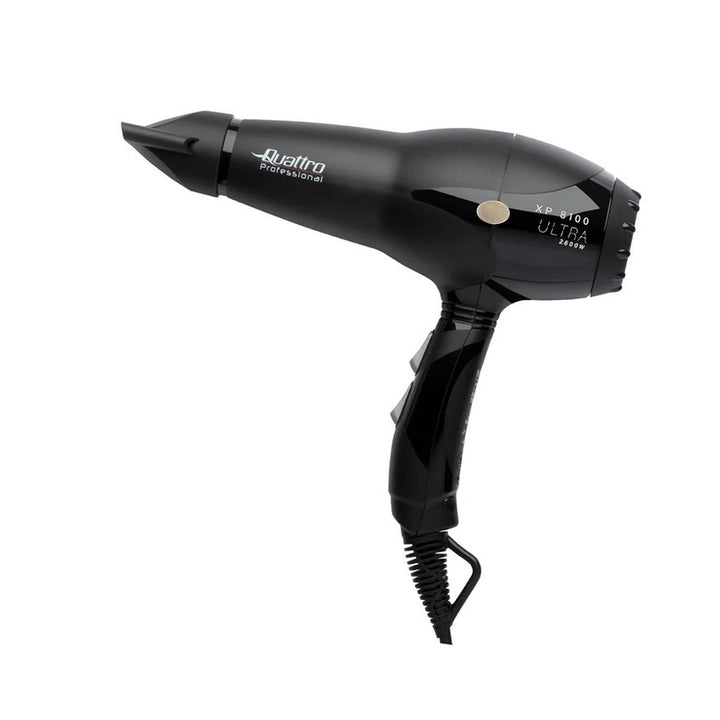 Quattro Professional XP 8100 ULTRA 2600W Black Hair Dryer