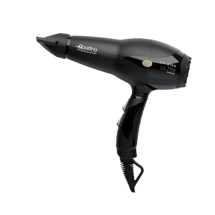 Quattro Professional XP 8100 ULTRA 2600W Black Hair Dryer