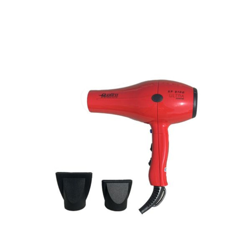 Quattro Professional XP 8100 ULTRA 2600W Red Hair Dryer